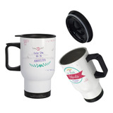 Mug Vaso Termico Viajero Para Carro Regalo Papá Padre 27