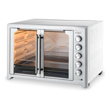 Horno Mesa Eléctrico Alpaca 100l Doble Puerta Spiedo 2000w  