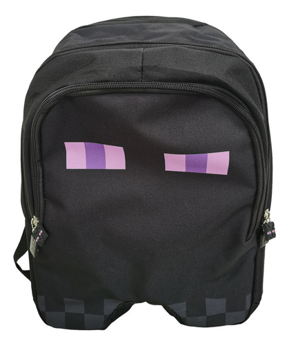 Mochila Minecraft - Crafter Enderman Color Multicolor