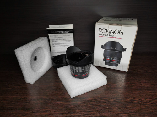  Rokinon 8mm F3.5-hd Para Nikon