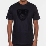 Camiseta Nba Masculina Brooklyn Nets Velvet Logo Nb723