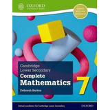 Complete Mathematics For Camb. Lower Secondary 7 2/ed - Student's Book, De Barton, Deborah. Editorial Oxford, Tapa Blanda En Inglés Internacional, 2021