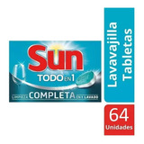 Detergente Pastillas Jabón Lavavajillas Sun X64 Oferta