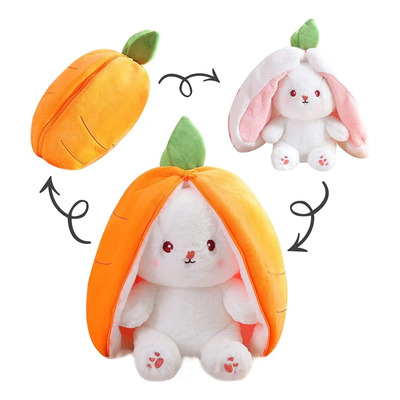 Conejito De Peluche Antiestrés - Luces Y Respiración, Conejo Con Cremallera, Adorable Regalo Para Niños 35 Cm Kean | Meses sin interés