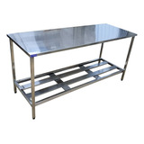 Mesa Inox Industrial Nortinox 160cm X 70cm X 90cm