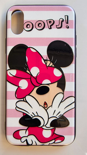 Carcasa Compatible Con iPhone X/xs Minnie Mouse