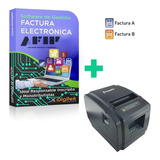 Sistema Factura Electrónica + Impresora Térmica + 10 Rollos