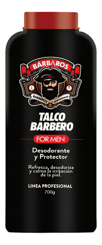 Talco Barbero  For Men Barbaros Desodorante Y Protector 700g