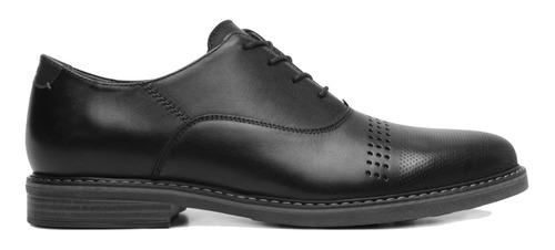 Zapato Tipo Oxford Hombre Flexi Casual Negro - 404608