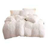 Edredon En Peluche Para Cama Doble Y Semi Doble 