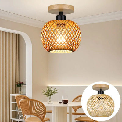 Lámpara Colgante Techo Farol Bambú 20cm Soiarllt Blanco Cálido E26 E27 lamparas de techo, lamparas para sala, lamparas para cocina, bombillas led, lamparas para comedor, lamparas de mimbre | MercadoLibre