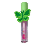 Brilho Labial Infantil Com Anel De Boboleta Verde