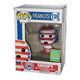 Funko Pop! Snoopy Patriótica # 139 Convención De Verano Excl