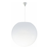 Lampara Colgante Esfera 25cm Blanca X 6 Unid+ Lampara Led 9w