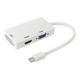 Convertidor Mdp Mini Displayport 3x1 3 En 1a Hdmi Vga Dvi 