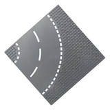 Placa Base Feleph 10x10'' De Carretera Curva Para Lego