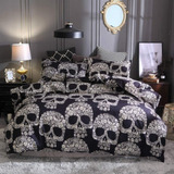 Juego De Cama Con Calaveras Juego De Funda Nórdica De ...