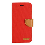 Funda De Piel Vaquera Con Tapa For iPhone Con Función Atril