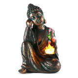 Estatua De Jardín De Buda Meditando Zen Al Aire Libre,...