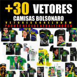 Arte Camisa Bolsonaro Brasil 2022 - Vetor - Cdr