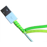 3 Pack Espirales Protector Dos Colores Cubre Cable Usb