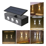 Lampara Solar Led Exterior Aplique Premium