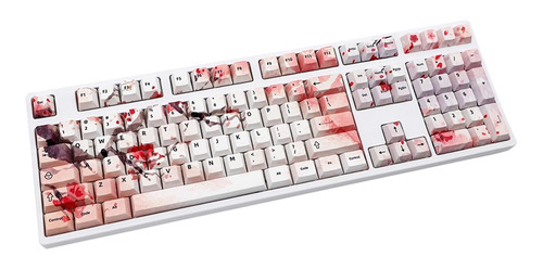 Pbt 108 Chaves Keycaps Cover Para 61 68 104 Gaming