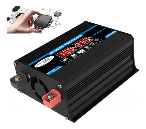 Inversor De Coche De Onda Sinusoidal Pura De 300w Dc 12v A