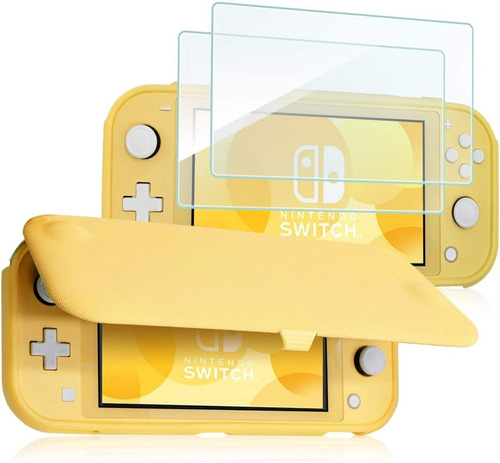 Carcasa Funda Y 2 Micas Para Nintendo Switch Lite 2019 