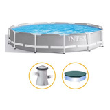 Piscina Intex 4.485 Litros Estrutural Capa Bomba Prisme