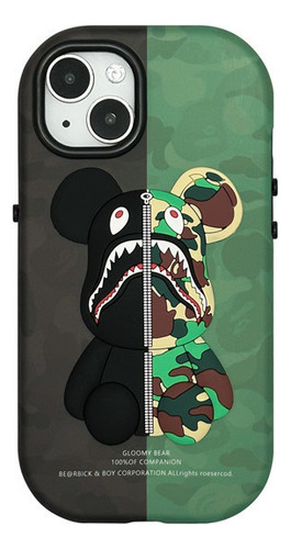 Funda De Teléfono Camouflage Shark,todo Incluido,para iPhone