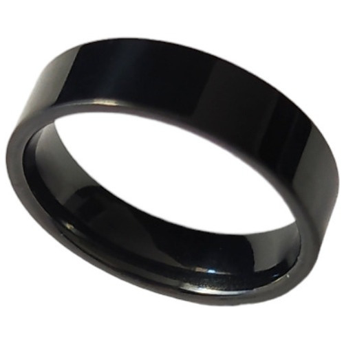 Anillos Para Hombres En Acero Inoxidable Color Negro