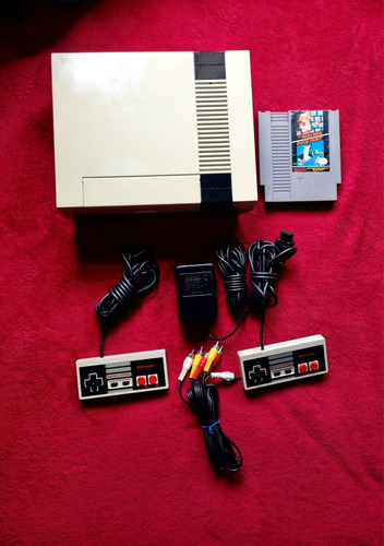 Nintendo Nes Consola Original + 2 Controles+ Juego 