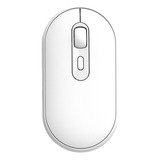 Mouse Gamer Usb Sem Fio Bluetooth Silencioso De Modo Duplo Cor Ms898 Branco