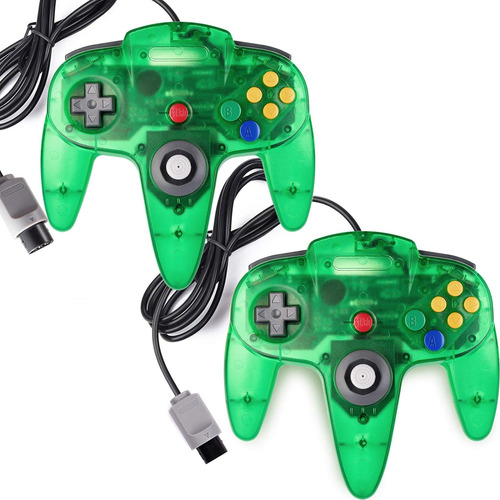 Paquete De 2 Classic Controller Para N64 Juegos  Miadore Wir