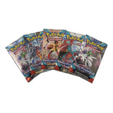 Pack 5 Pacotes Pokémon Escarlet Violet Fenda Paradoxal Copag