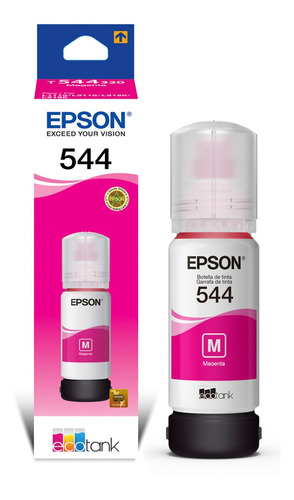 Botella De Tinta Epson T544 544 L3110 L3150 L5190 65 Ml Ret