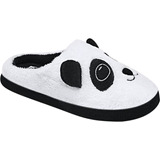 Pantuflas Con Forma De Pandita, Suela Para Exteriores