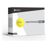 Pelota Golf Distance 100 X12 Amarillo Inesis