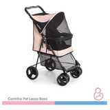 Carrinho De Cachorro Pet Lecco Rosa - Galzerano P100ros