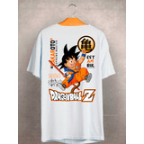 Camiseta Anime Dragon Ball Kakaroto Goku Premium Algodão