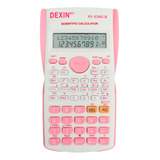 Calculadora Científica 240 Funções Rosa E Branco 82ms C/capa