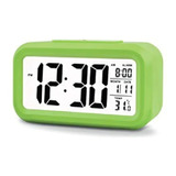 Reloj Despertador Digital Luz Led Temperatura