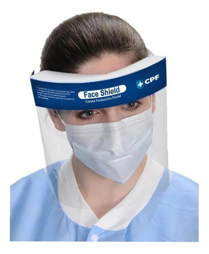 Careta Protector Facial Face Shield Cpf Acetato