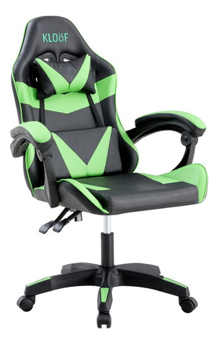Cadeira Gamer Kl1 - Preto E Verde