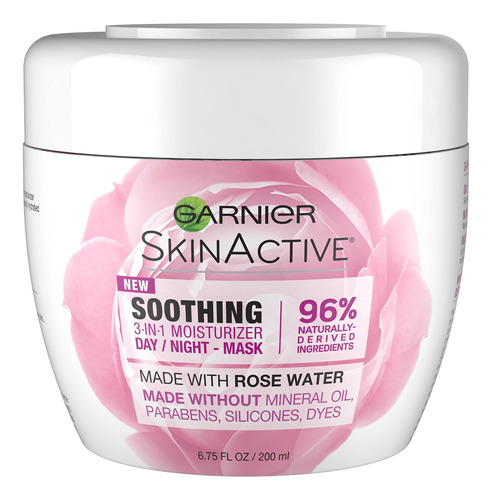 Garnier Skinactive - Hidratante Facial 3 En 1 Con Agua De Ro