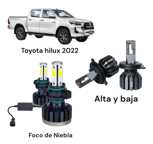 Kit Faro Principal/neblinero Toyota Hilux 2022 Illume 