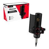 Micrófono Profesional Hyperx Procast Color Negro