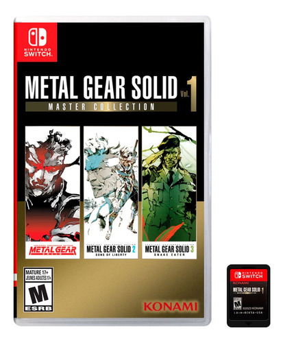 Jogo Metal Gear Solid Master Collection Vol 1 Switch Físico