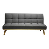 Sofa Cama Scandinavian Grey Futon Envio Gratis